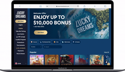 how to register in lucky dreams casino